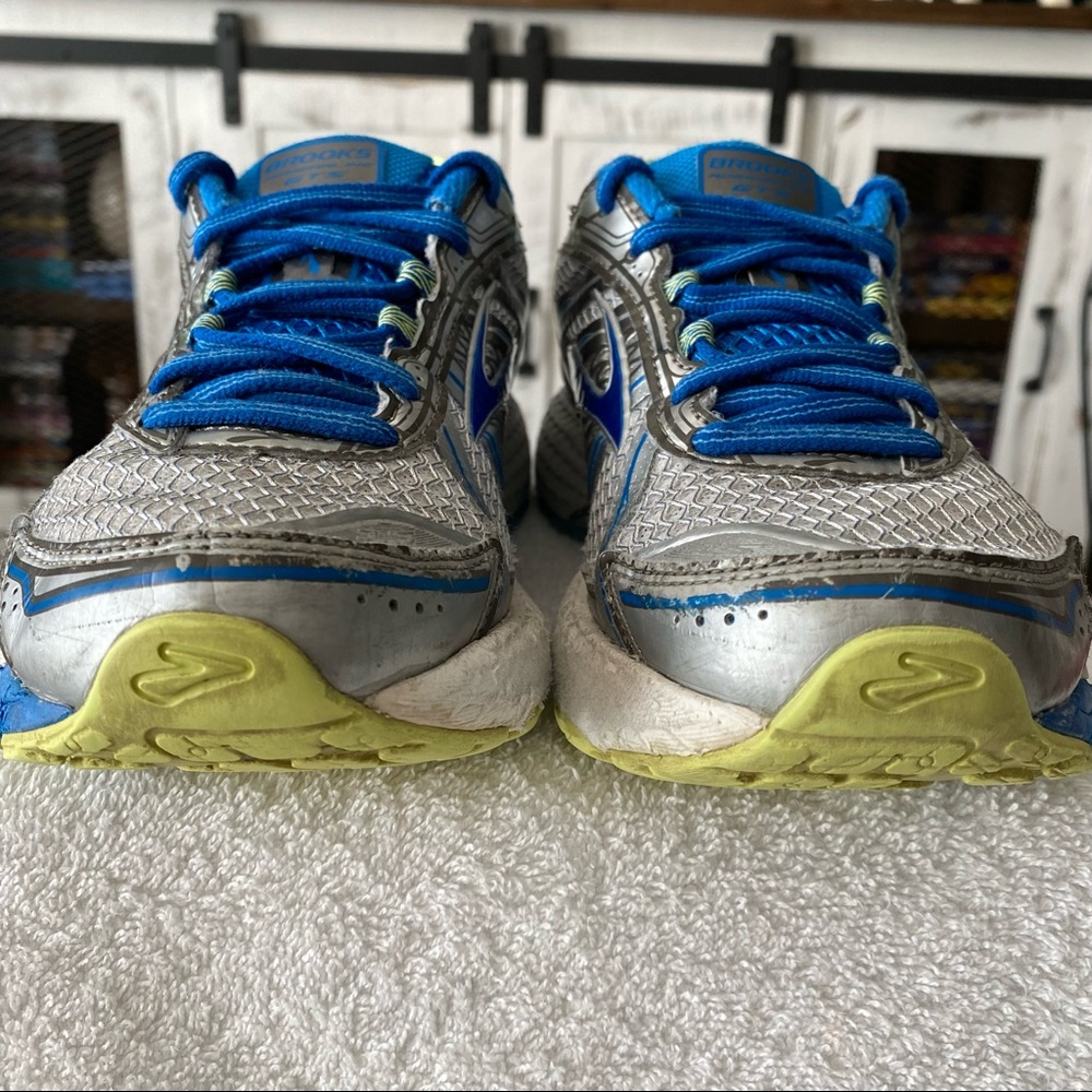 Silver BROOKS Adrenaline GTS Women’s Size 7 - Picture 9 of 16